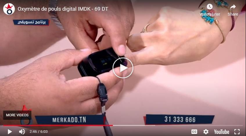 Pulsioxímetro de Dedo Fingertip IMDK Medical modelo C101A3